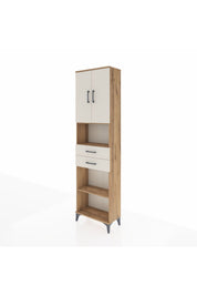 Arges Dolap 4 Raflı 2 Çekmeceli 2 Kapaklı 60x30x221 - S29M241V7A
