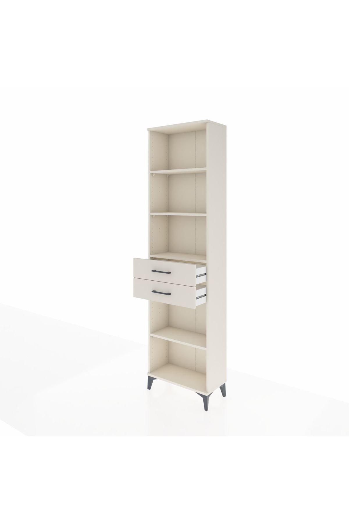 Arges Dolap 4 Raflı 2 Çekmeceli 60x30x221 - S29M243V1A