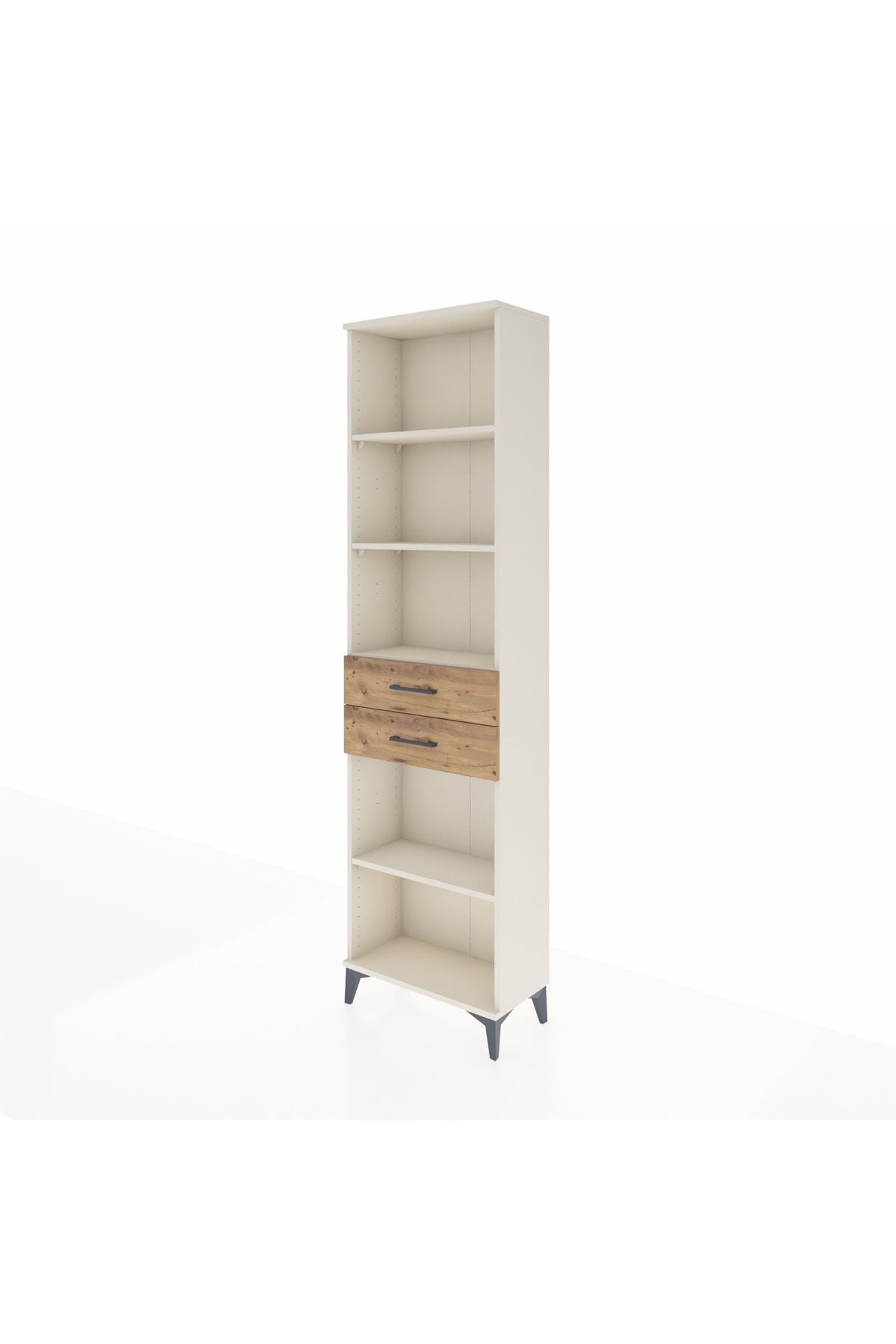 Arges Dolap 4 Raflı 2 Çekmeceli 60x30x221 - S29M243V3A