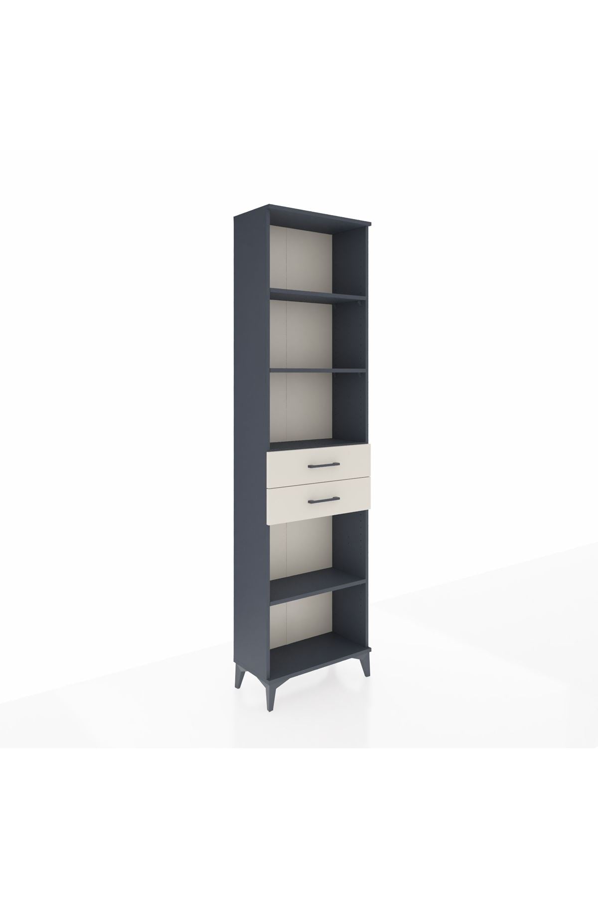 Arges Dolap 4 Raflı 2 Çekmeceli 60x30x221 - S29M243V4A