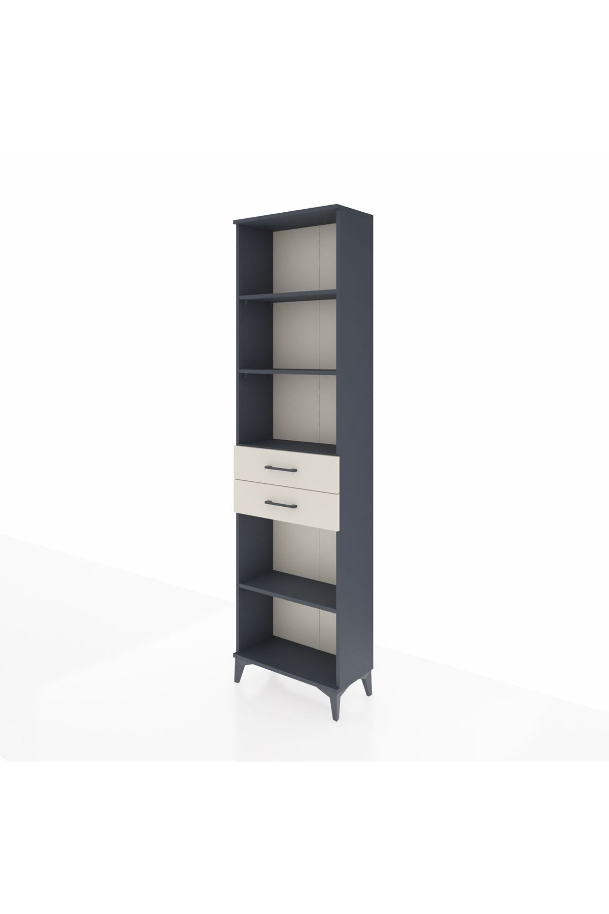 Arges Dolap 4 Raflı 2 Çekmeceli 60x30x221 - S29M243V4A