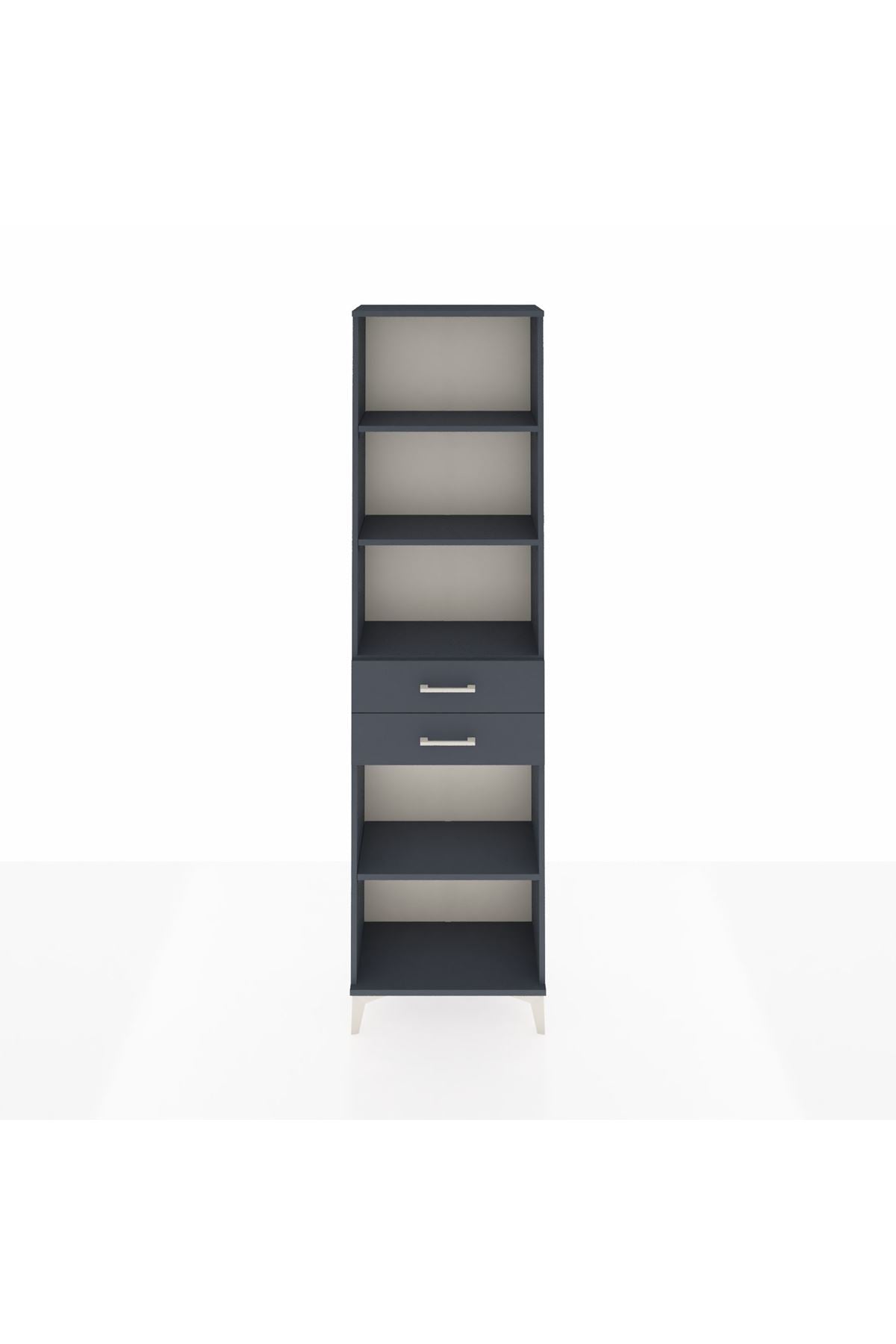 Arges Dolap 4 Raflı 2 Çekmeceli 60x30x221 - S29M243V5A