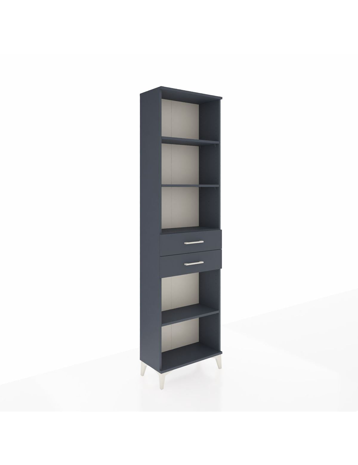 Arges Dolap 4 Raflı 2 Çekmeceli 60x30x221 - S29M243V5A