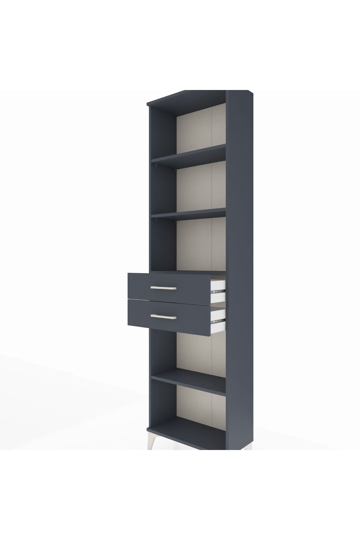Arges Dolap 4 Raflı 2 Çekmeceli 60x30x221 - S29M243V5A