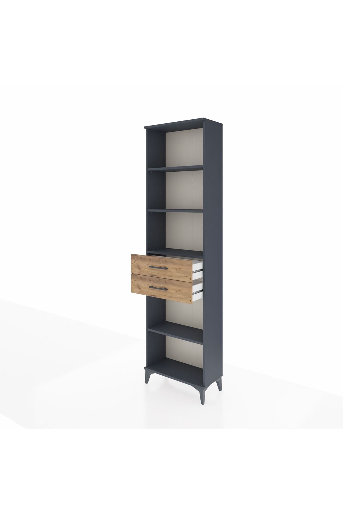 Arges Dolap 4 Raflı 2 Çekmeceli 60x30x221 - S29M243V6A