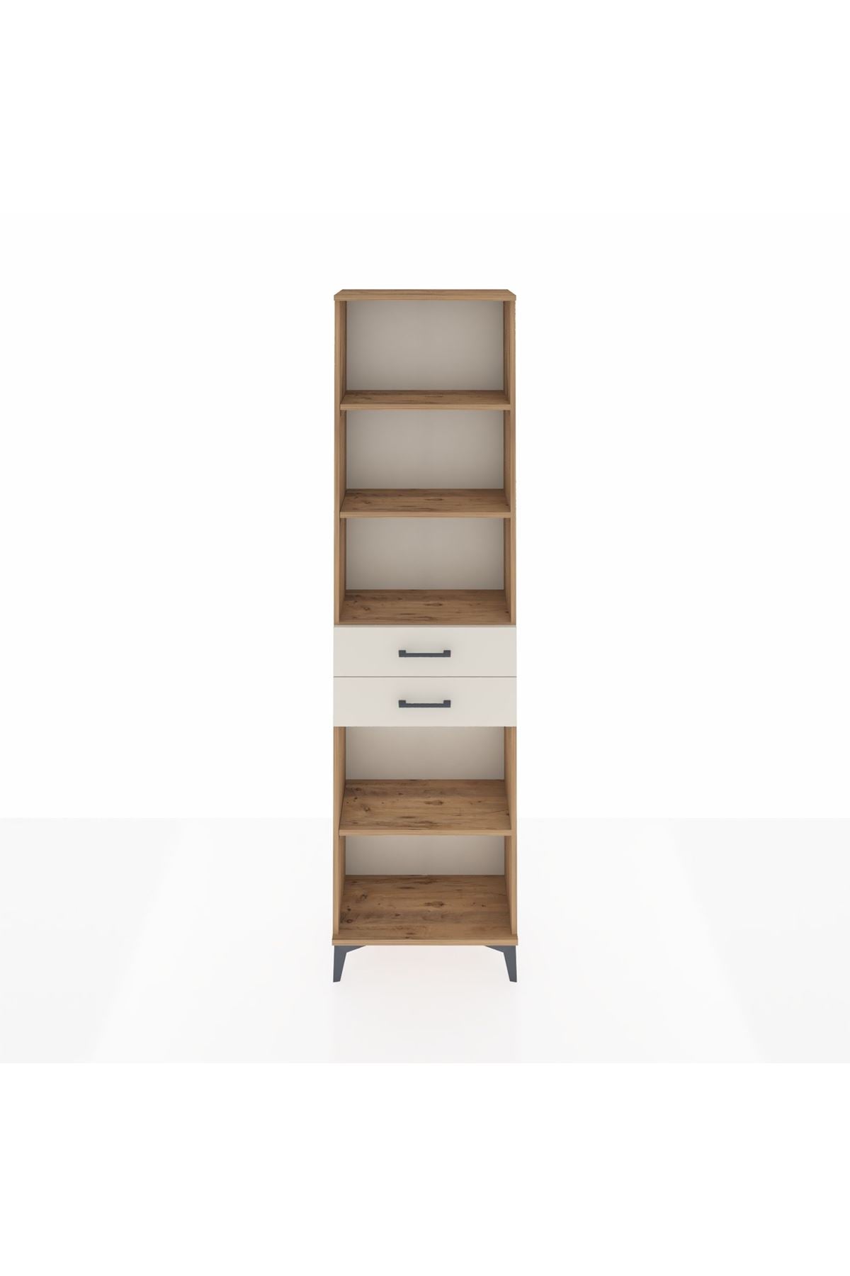 Arges Dolap 4 Raflı 2 Çekmeceli 60x30x221 - S29M243V7A