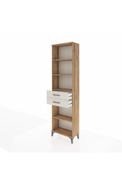 Arges Dolap 4 Raflı 2 Çekmeceli 60x30x221 - S29M243V7A