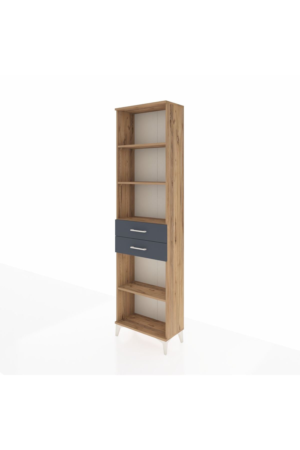 Arges Dolap 4 Raflı 2 Çekmeceli 60x30x221 - S29M243V8A