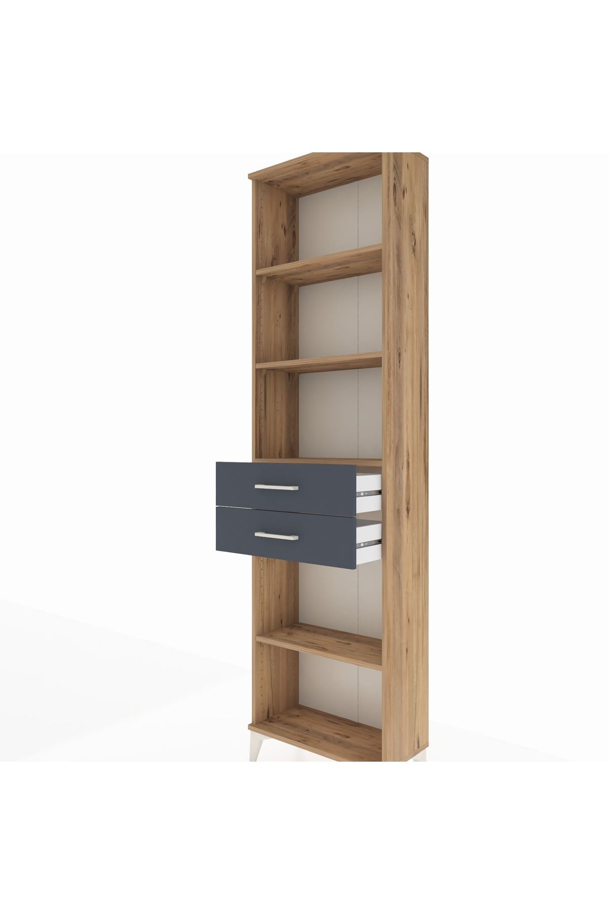 Arges Dolap 4 Raflı 2 Çekmeceli 60x30x221 - S29M243V8A