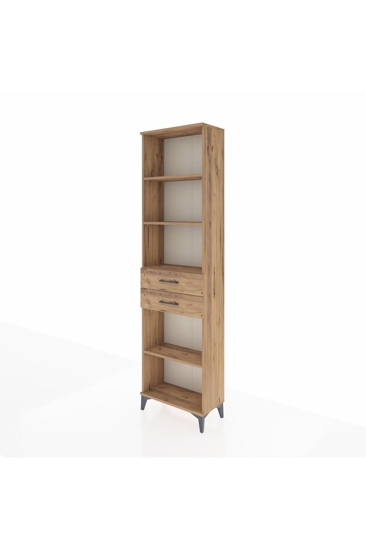Arges Dolap 4 Raflı 2 Çekmeceli 60x30x221 - S29M243V9A