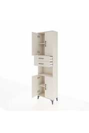 Arges Dolap 4 Raflı 2 Çekmeceli 4 Kapaklı 60x30x221 - S29M244V1A