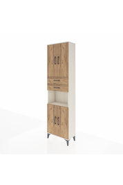 Arges Dolap 4 Raflı 2 Çekmeceli 4 Kapaklı 60x30x221 - S29M244V3A
