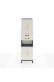 Arges Dolap 4 Raflı 2 Çekmeceli 4 Kapaklı 60x30x221 - S29M244V4A