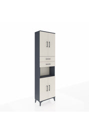 Arges Dolap 4 Raflı 2 Çekmeceli 4 Kapaklı 60x30x221 - S29M244V4A