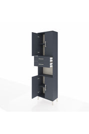 Arges Dolap 4 Raflı 2 Çekmeceli 4 Kapaklı 60x30x221 - S29M244V5A