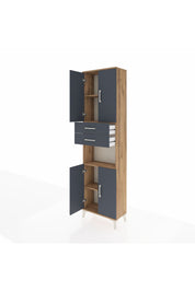 Arges Dolap 4 Raflı 2 Çekmeceli 4 Kapaklı 60x30x221 - S29M244V8A