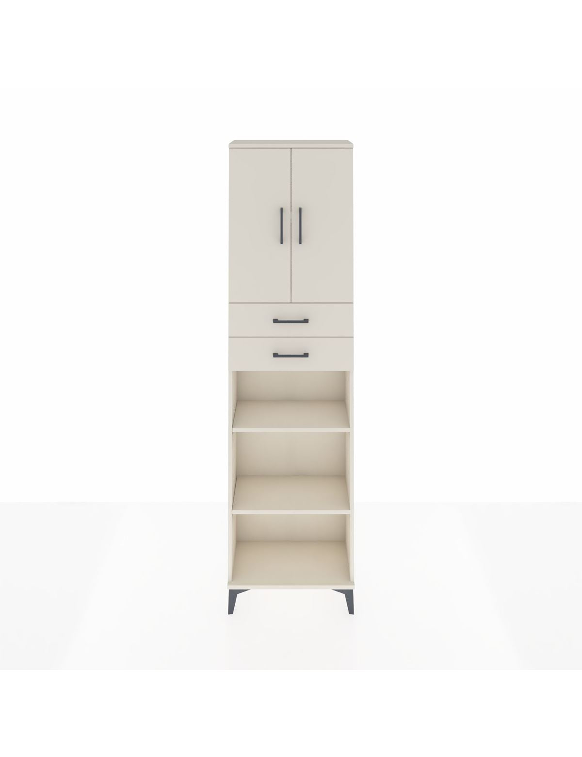 Arges Dolap 4 Raflı 2 Çekmeceli 2 Kapaklı 60x30x221 - S29M245V1A
