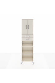 Arges Dolap 4 Raflı 2 Çekmeceli 2 Kapaklı 60x30x221 - S29M245V1A