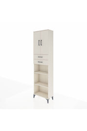 Arges Dolap 4 Raflı 2 Çekmeceli 2 Kapaklı 60x30x221 - S29M245V1A