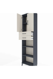 Arges Dolap 4 Raflı 2 Çekmeceli 2 Kapaklı 60x30x221 - S29M245V4A