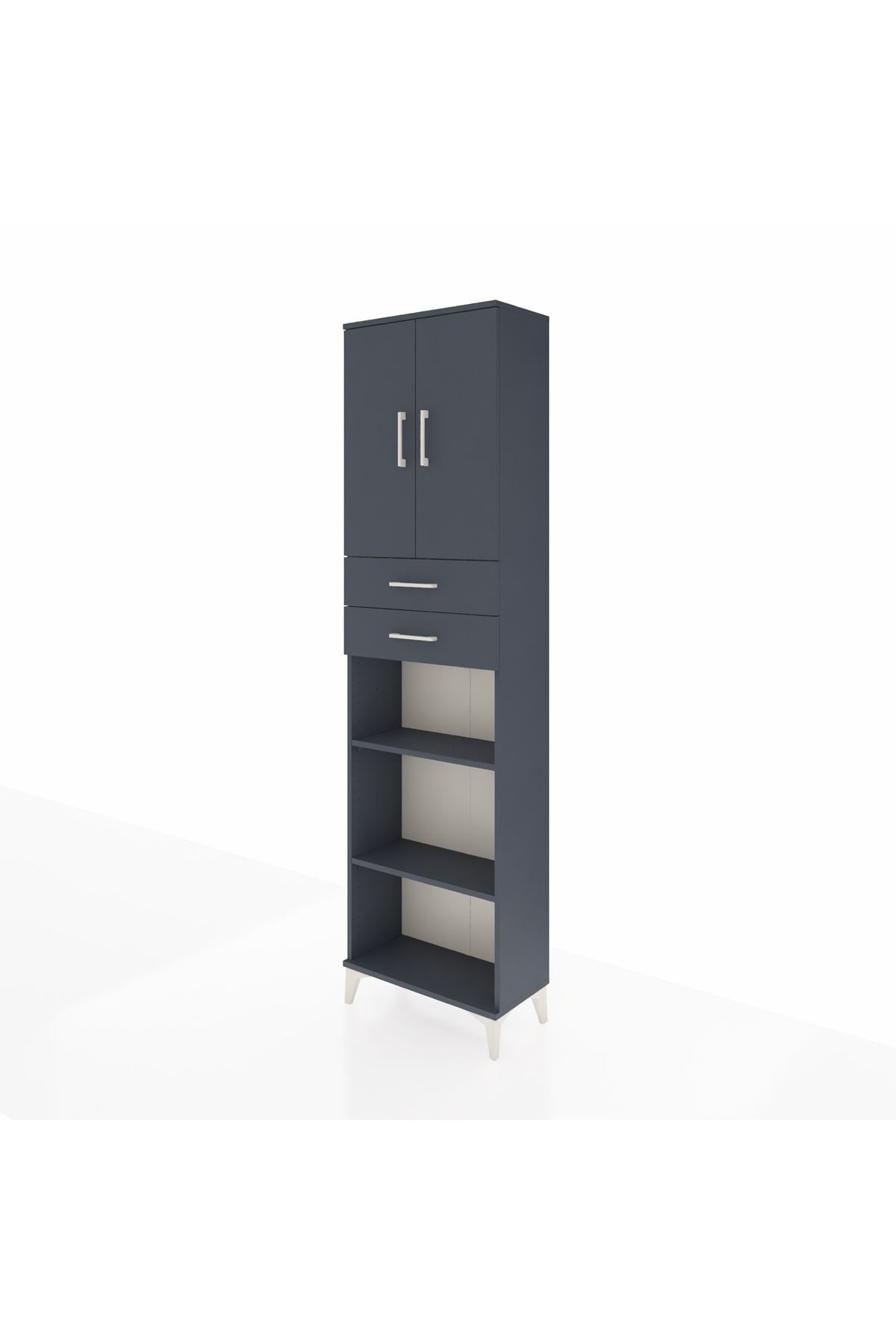 Arges Dolap 4 Raflı 2 Çekmeceli 2 Kapaklı 60x30x221 - S29M245V5A