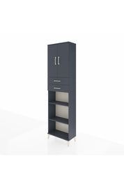 Arges Dolap 4 Raflı 2 Çekmeceli 2 Kapaklı 60x30x221 - S29M245V5A