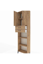 Arges Dolap 4 Raflı 2 Çekmeceli 2 Kapaklı 60x30x221 - S29M245V9A