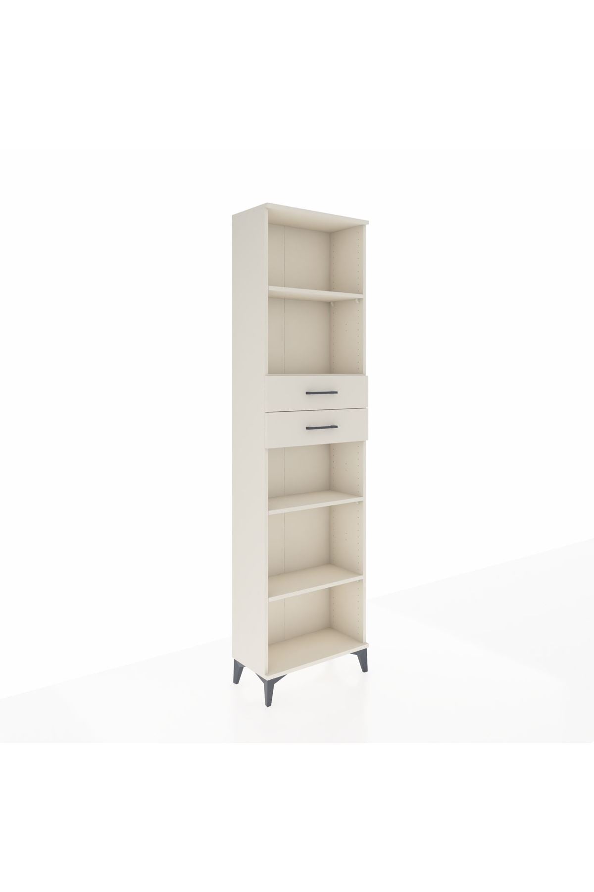 Arges Dolap 4 Raflı 2 Çekmeceli 60x30x221 - S29M247V1A
