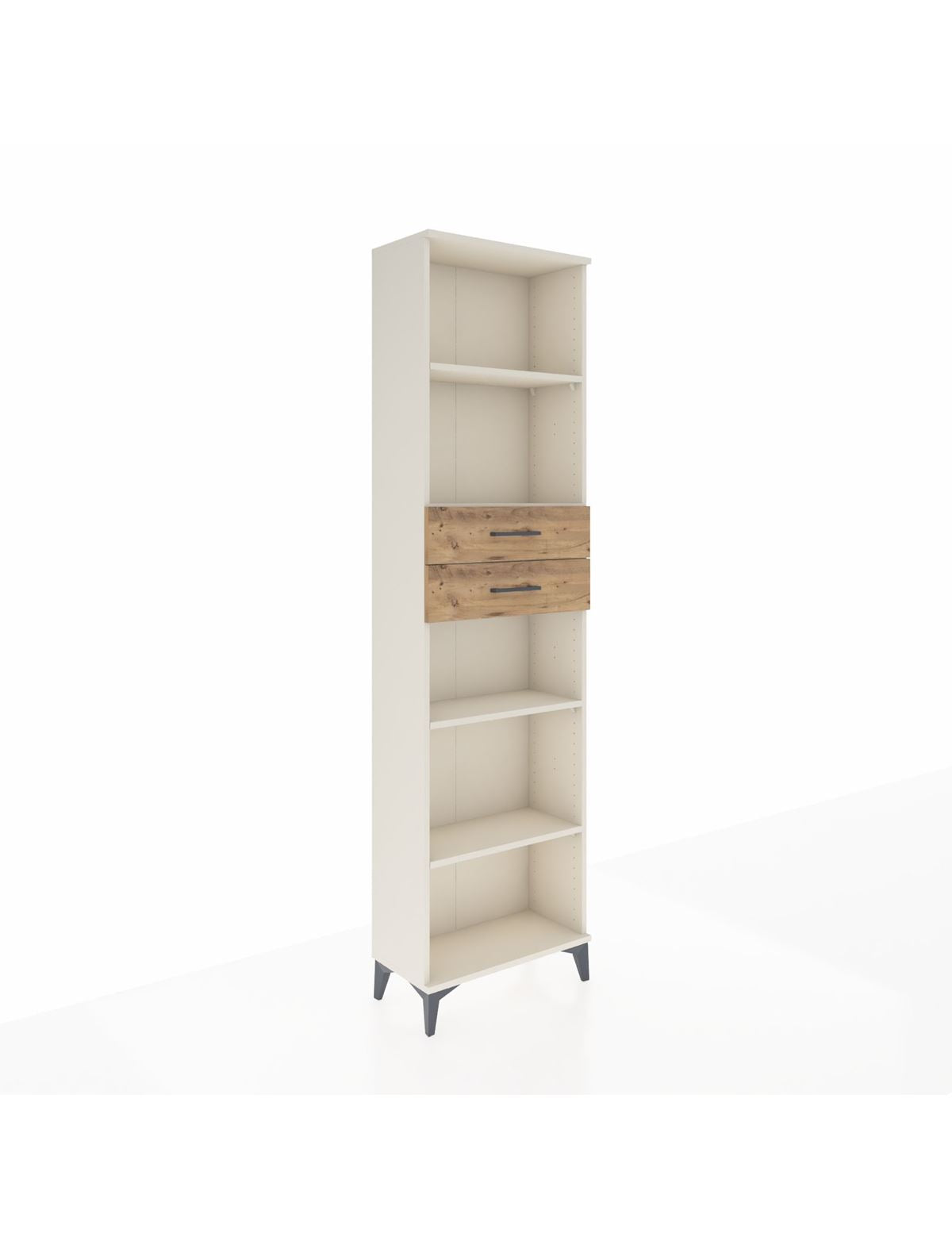 Arges Dolap 4 Raflı 2 Çekmeceli 60x30x221 - S29M247V3A