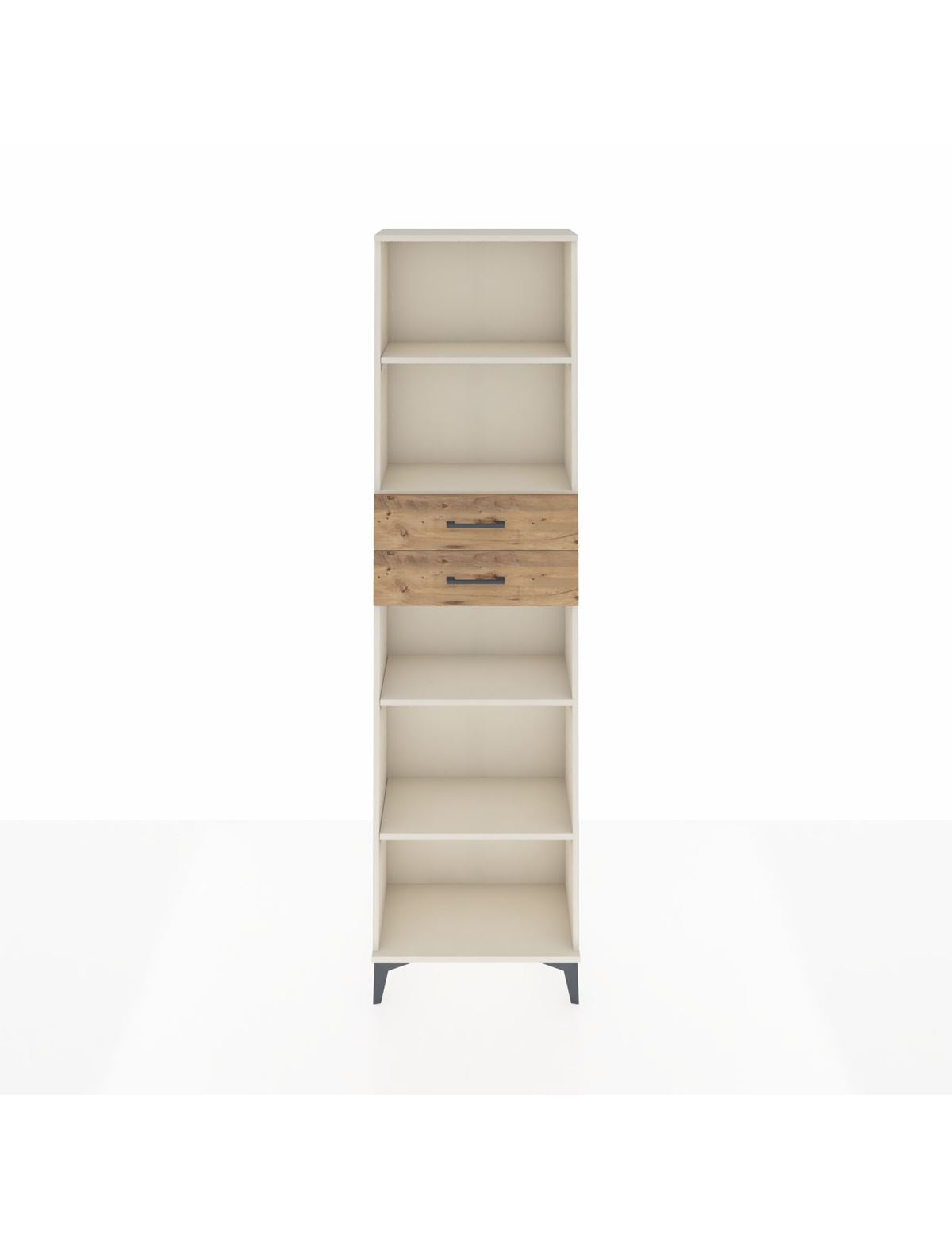 Arges Dolap 4 Raflı 2 Çekmeceli 60x30x221 - S29M247V3A