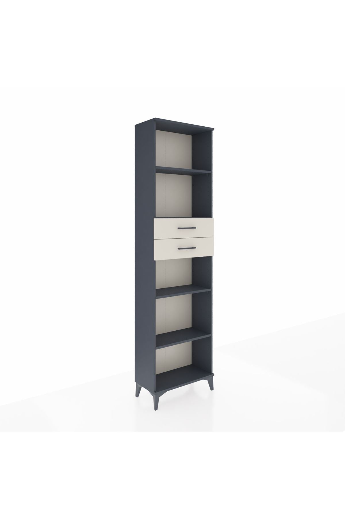 Arges Dolap 4 Raflı 2 Çekmeceli 60x30x221 - S29M247V4A