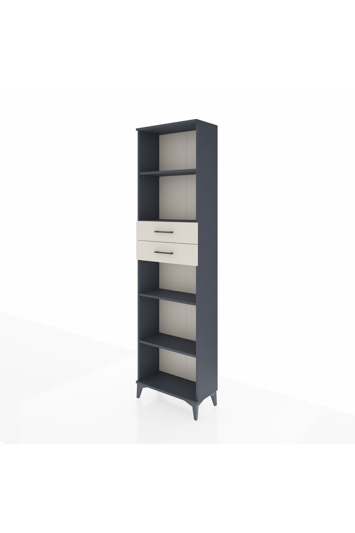 Arges Dolap 4 Raflı 2 Çekmeceli 60x30x221 - S29M247V4A