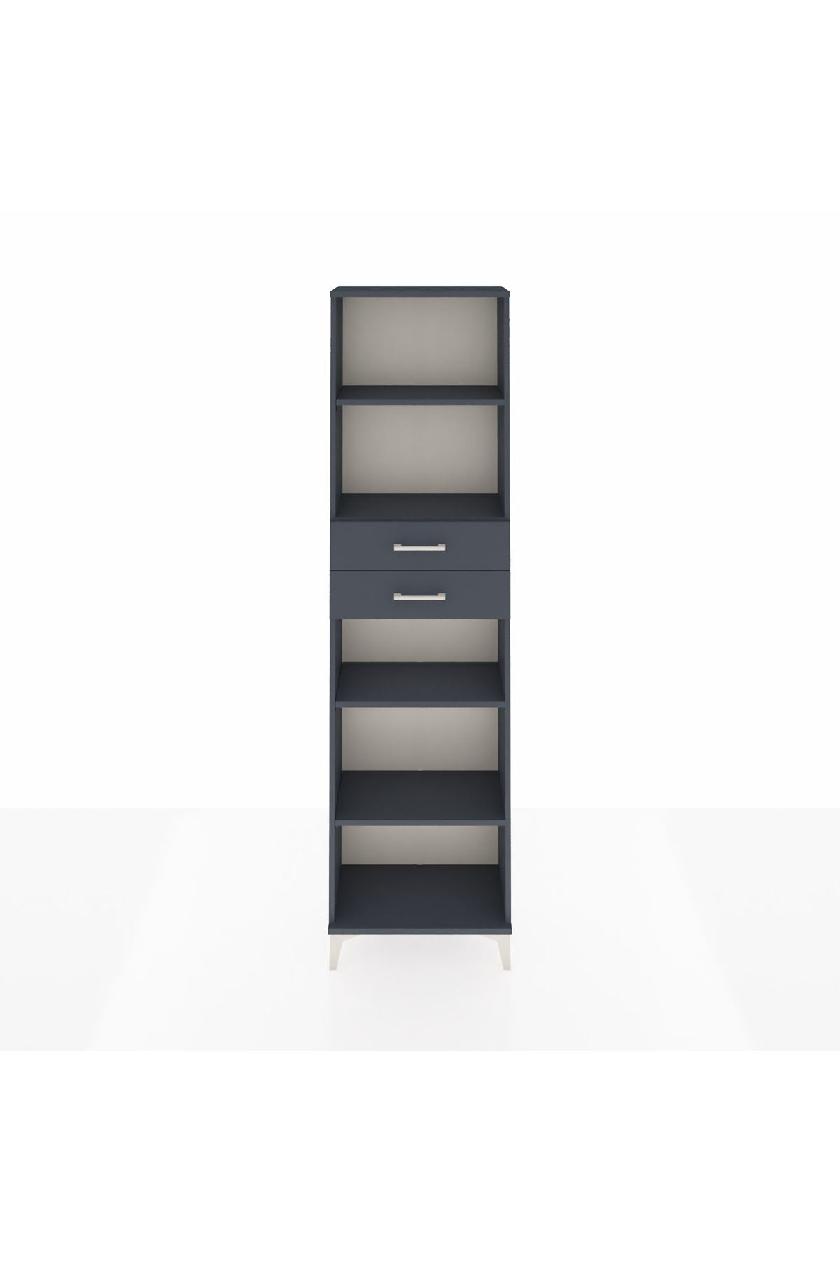 Arges Dolap 4 Raflı 2 Çekmeceli 60x30x221 - S29M247V5A