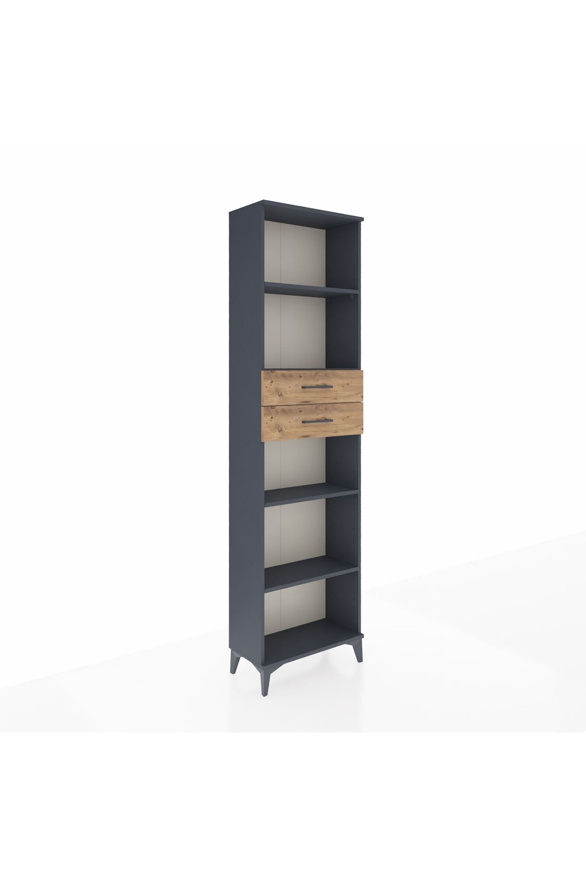 Arges Dolap 4 Raflı 2 Çekmeceli 60x30x221 - S29M247V6A