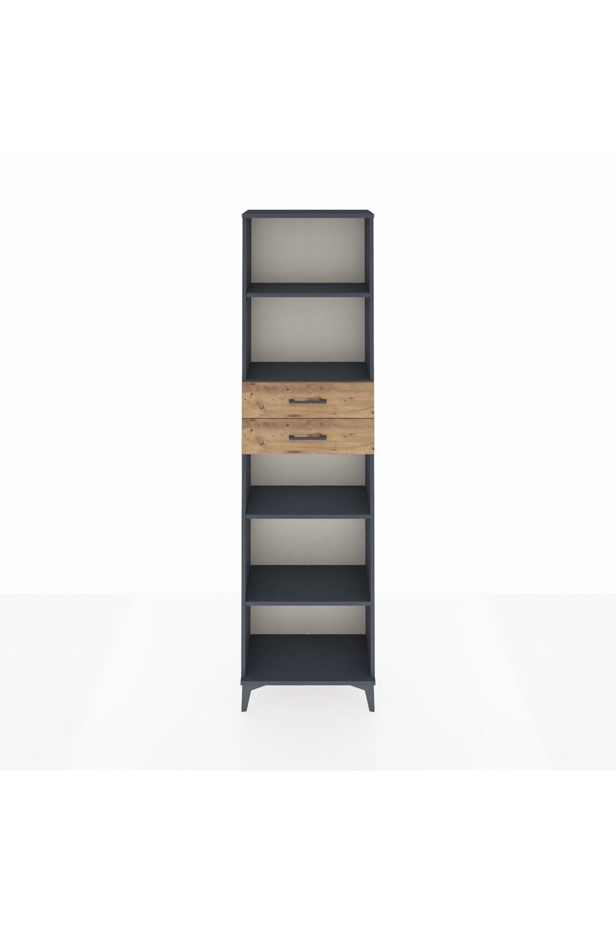 Arges Dolap 4 Raflı 2 Çekmeceli 60x30x221 - S29M247V6A