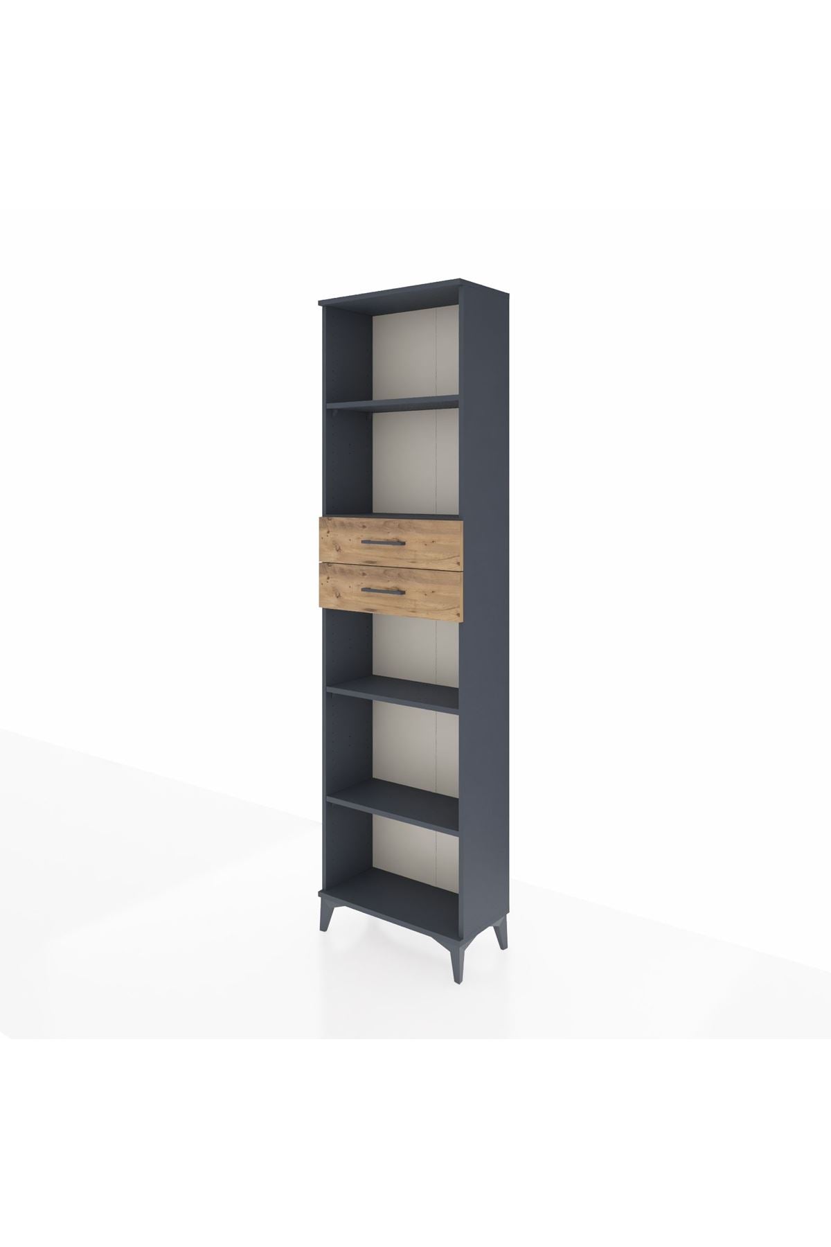 Arges Dolap 4 Raflı 2 Çekmeceli 60x30x221 - S29M247V6A