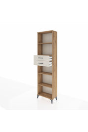 Arges Dolap 4 Raflı 2 Çekmeceli 60x30x221 - S29M247V7A