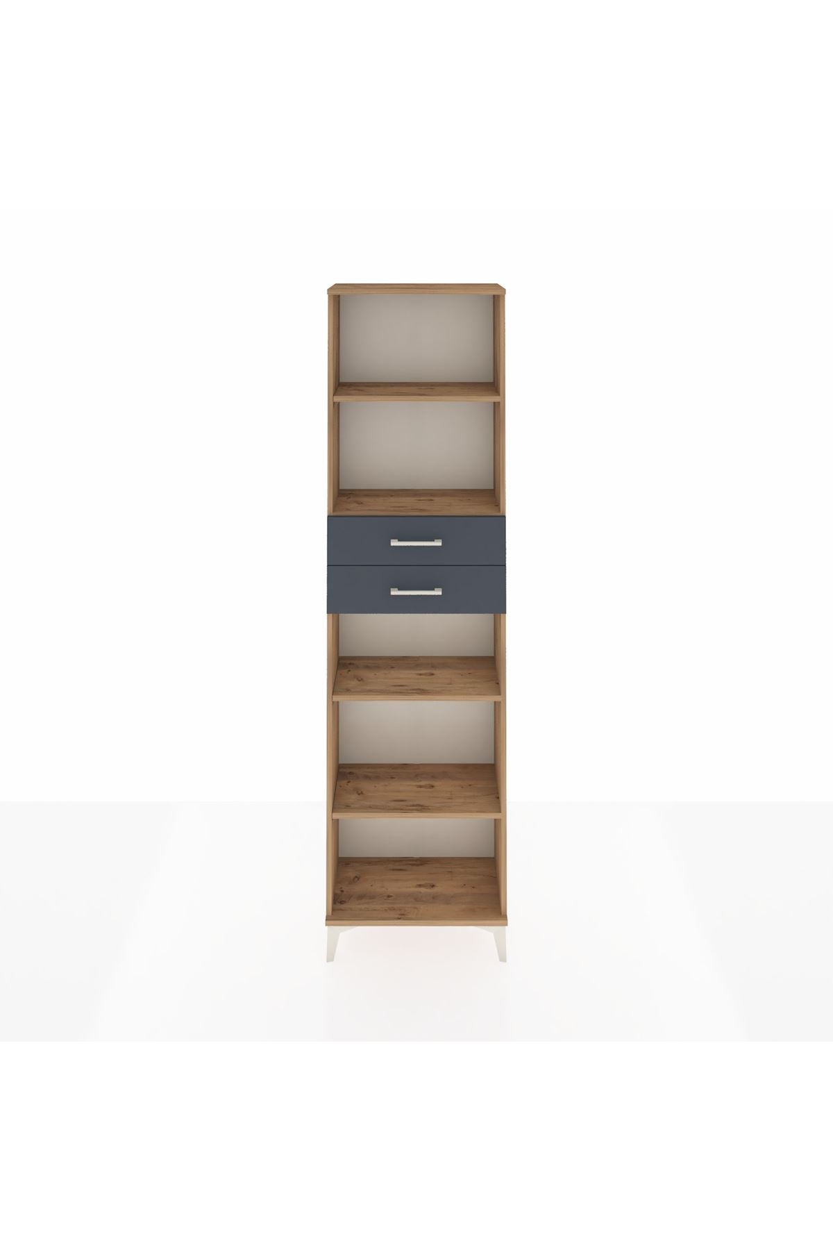 Arges Dolap 4 Raflı 2 Çekmeceli 60x30x221 - S29M247V8A