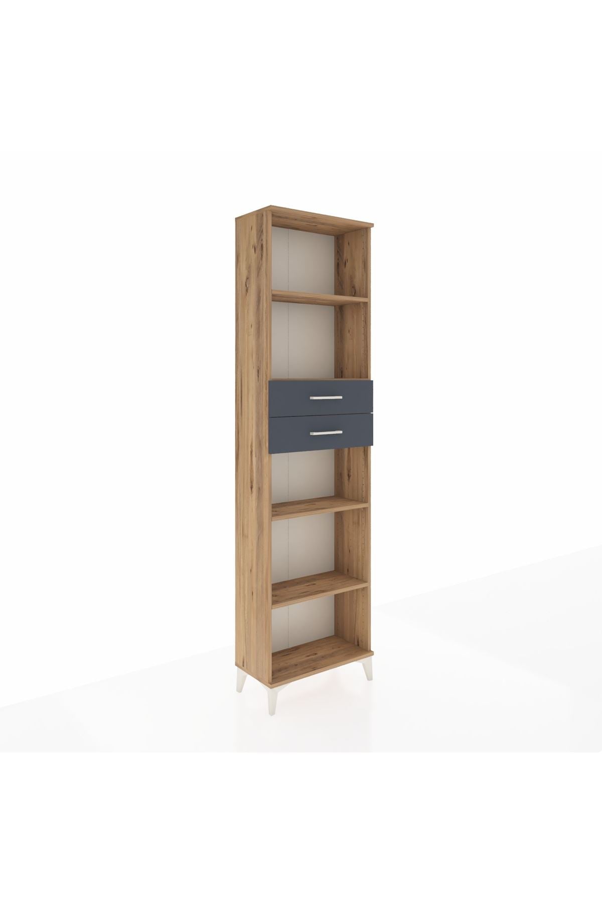 Arges Dolap 4 Raflı 2 Çekmeceli 60x30x221 - S29M247V8A