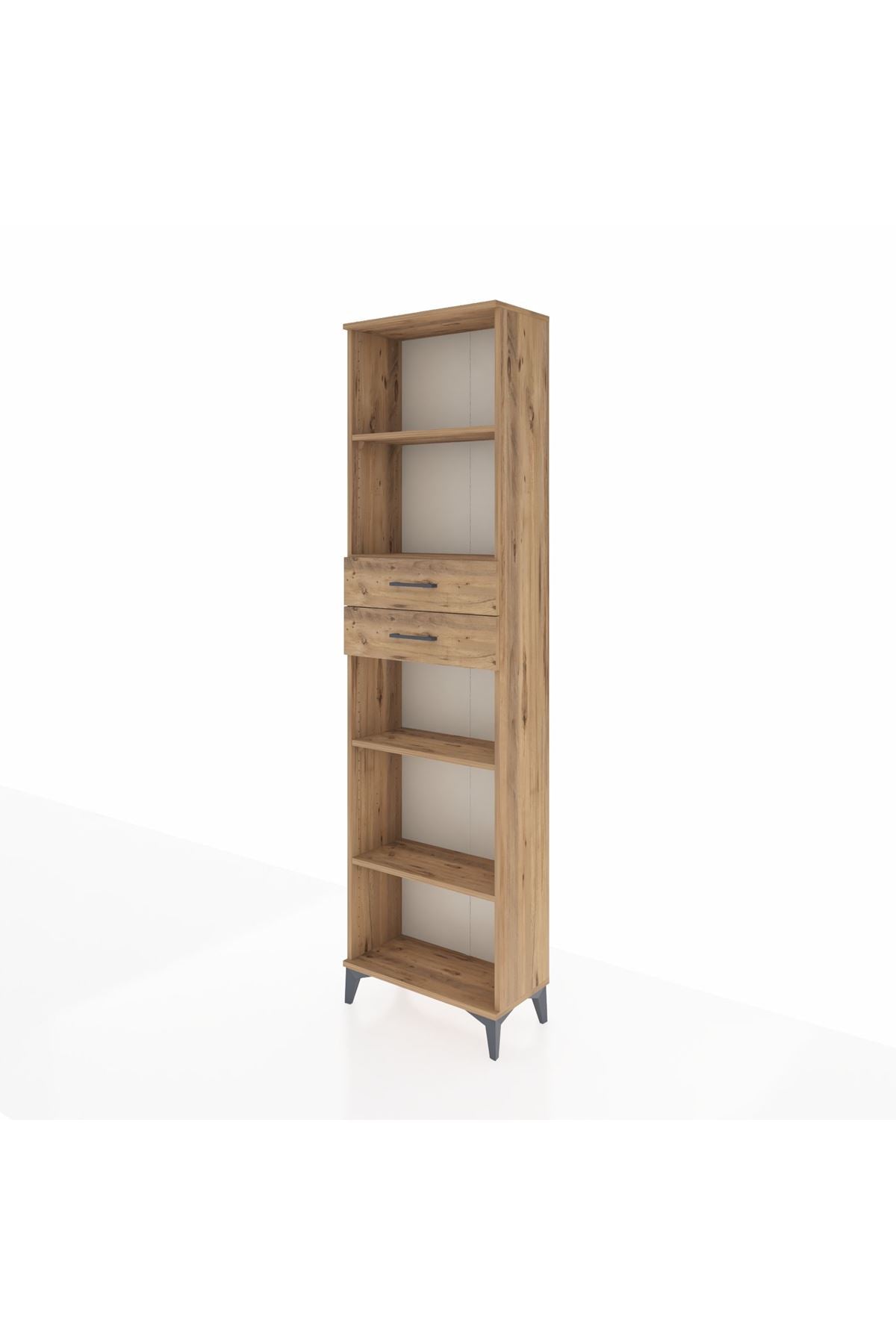 Arges Dolap 4 Raflı 2 Çekmeceli 60x30x221 - S29M247V9A