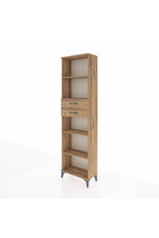 Arges Dolap 4 Raflı 2 Çekmeceli 60x30x221 - S29M247V9A