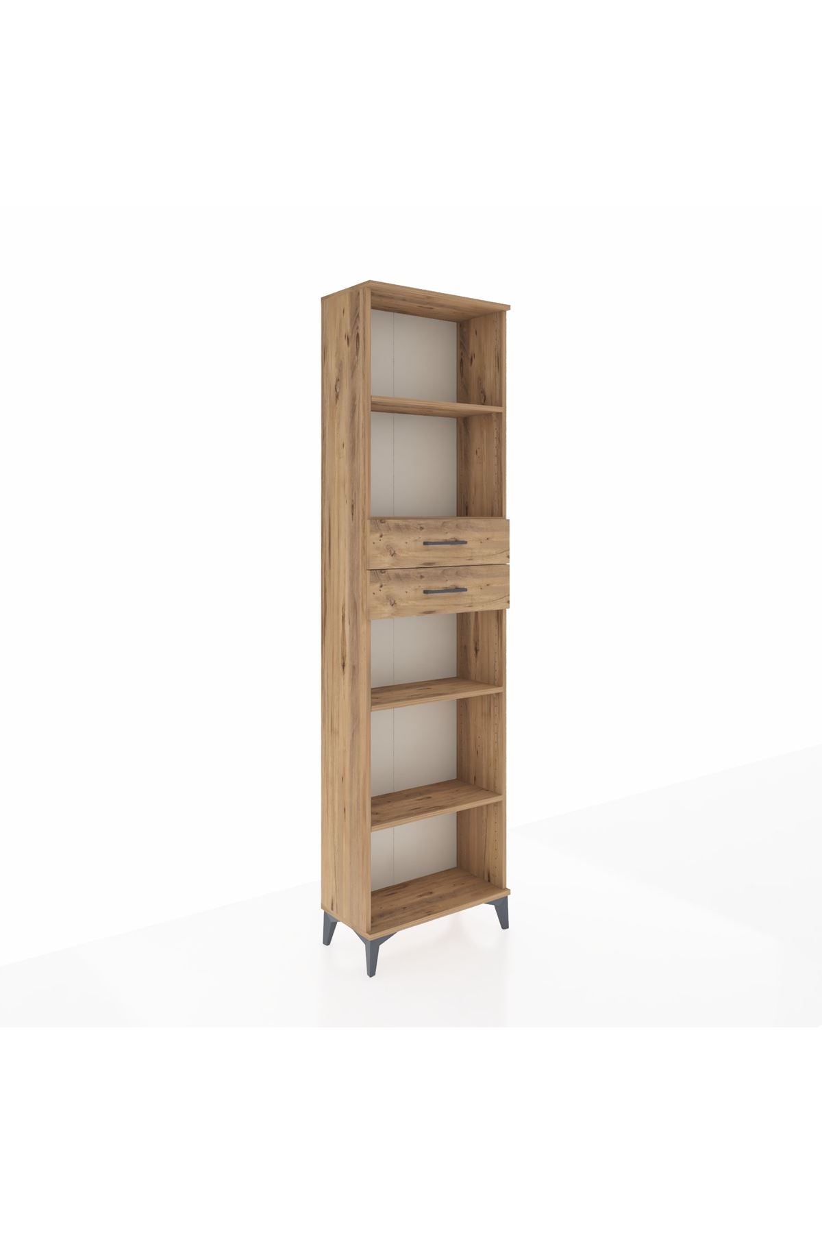 Arges Dolap 4 Raflı 2 Çekmeceli 60x30x221 - S29M247V9A