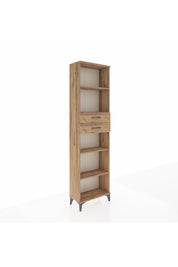 Arges Dolap 4 Raflı 2 Çekmeceli 60x30x221 - S29M247V9A