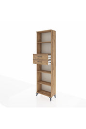 Arges Dolap 4 Raflı 2 Çekmeceli 60x30x221 - S29M247V9A