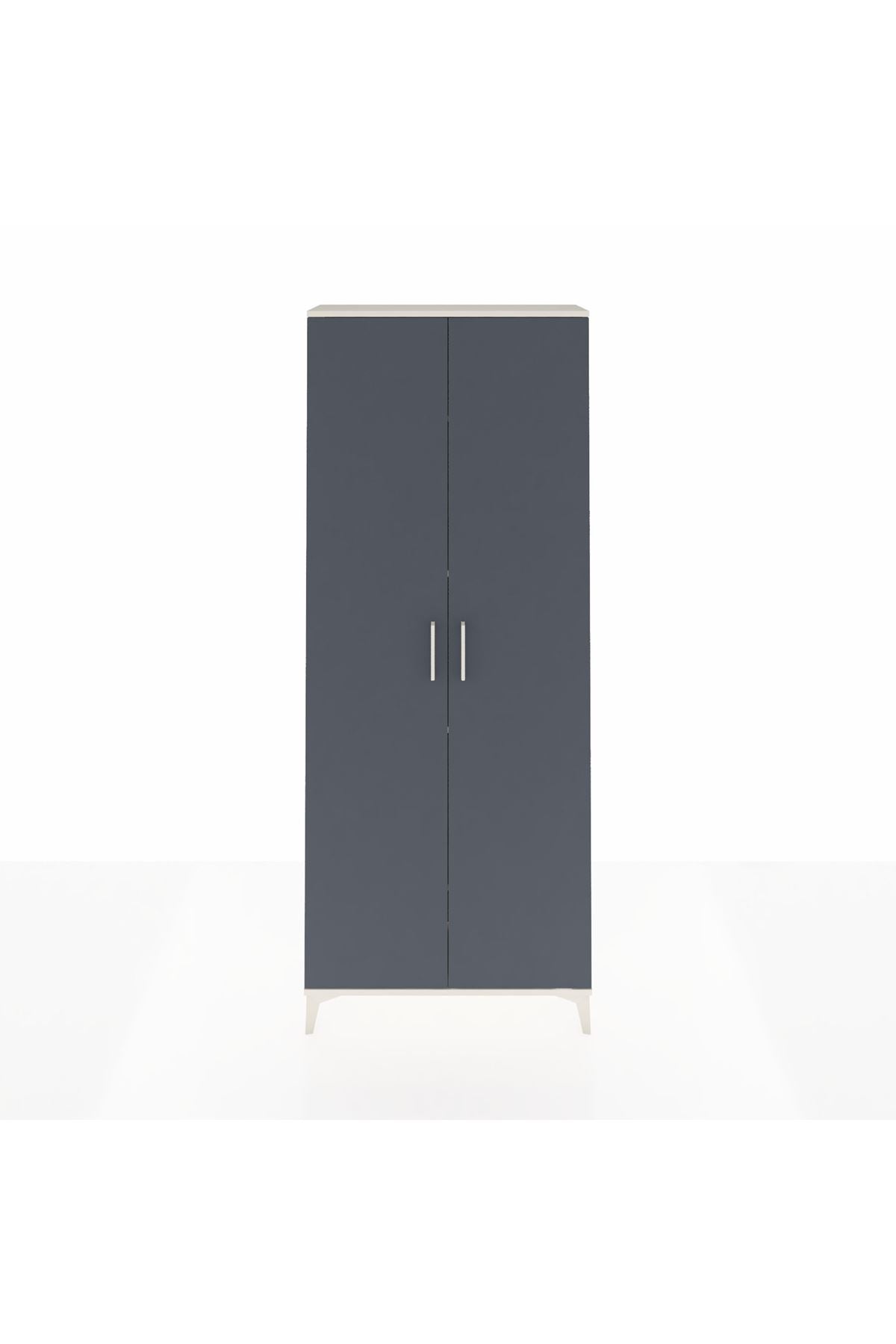 Arges Dolap 4 Raflı 2 Kapaklı 88x30x221 - S30M002V2A
