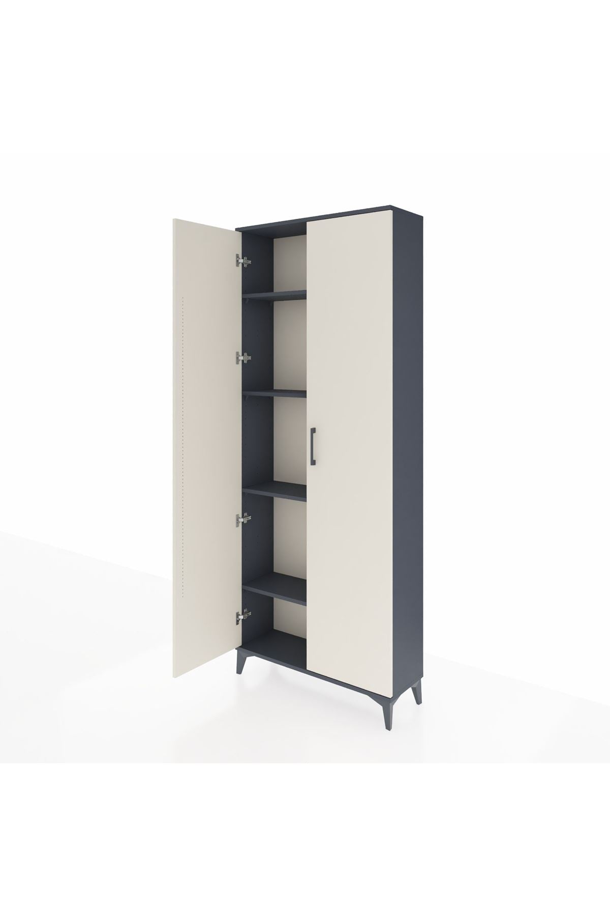 Arges Dolap 4 Raflı 2 Kapaklı 88x30x221 - S30M002V4A