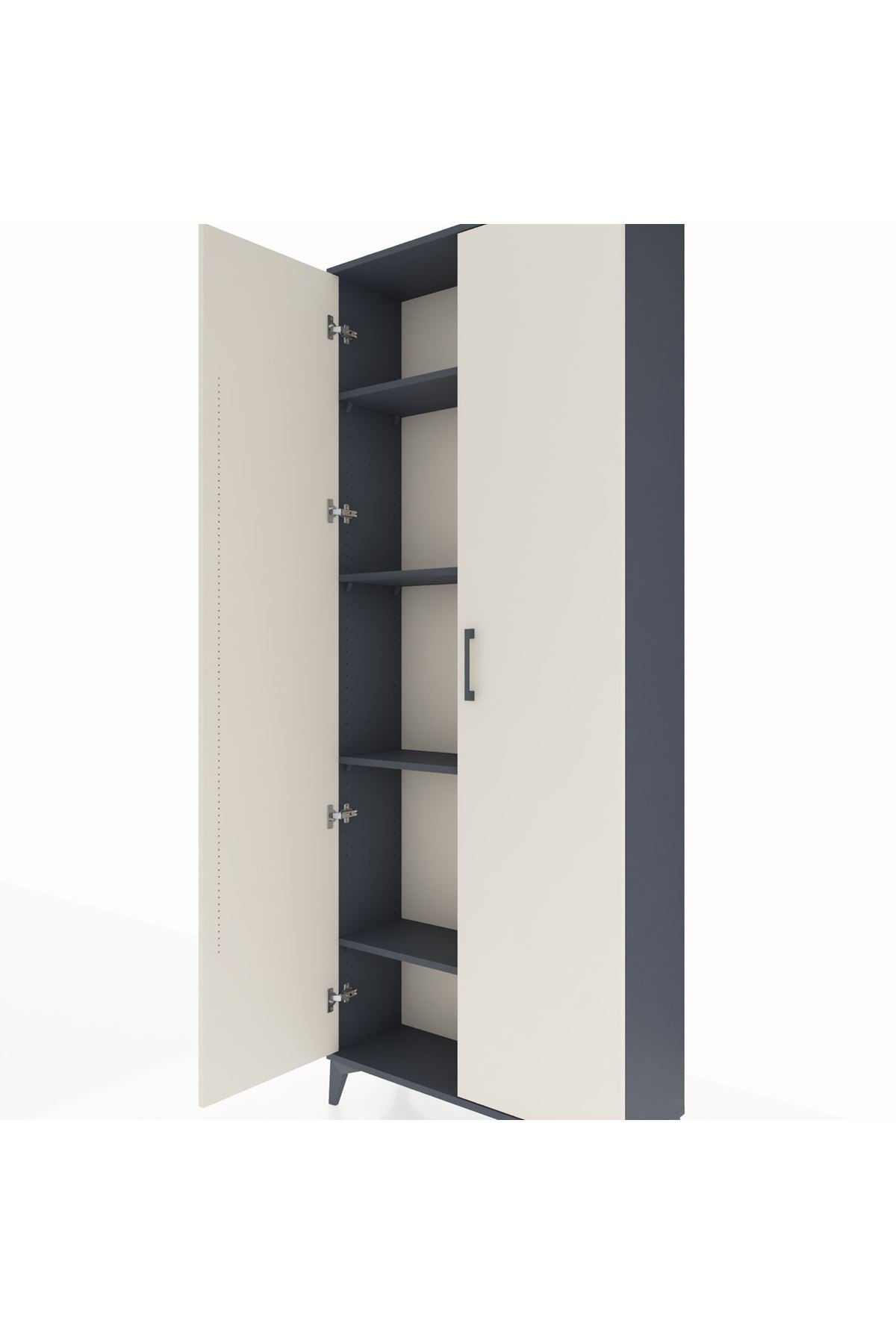 Arges Dolap 4 Raflı 2 Kapaklı 88x30x221 - S30M002V4A