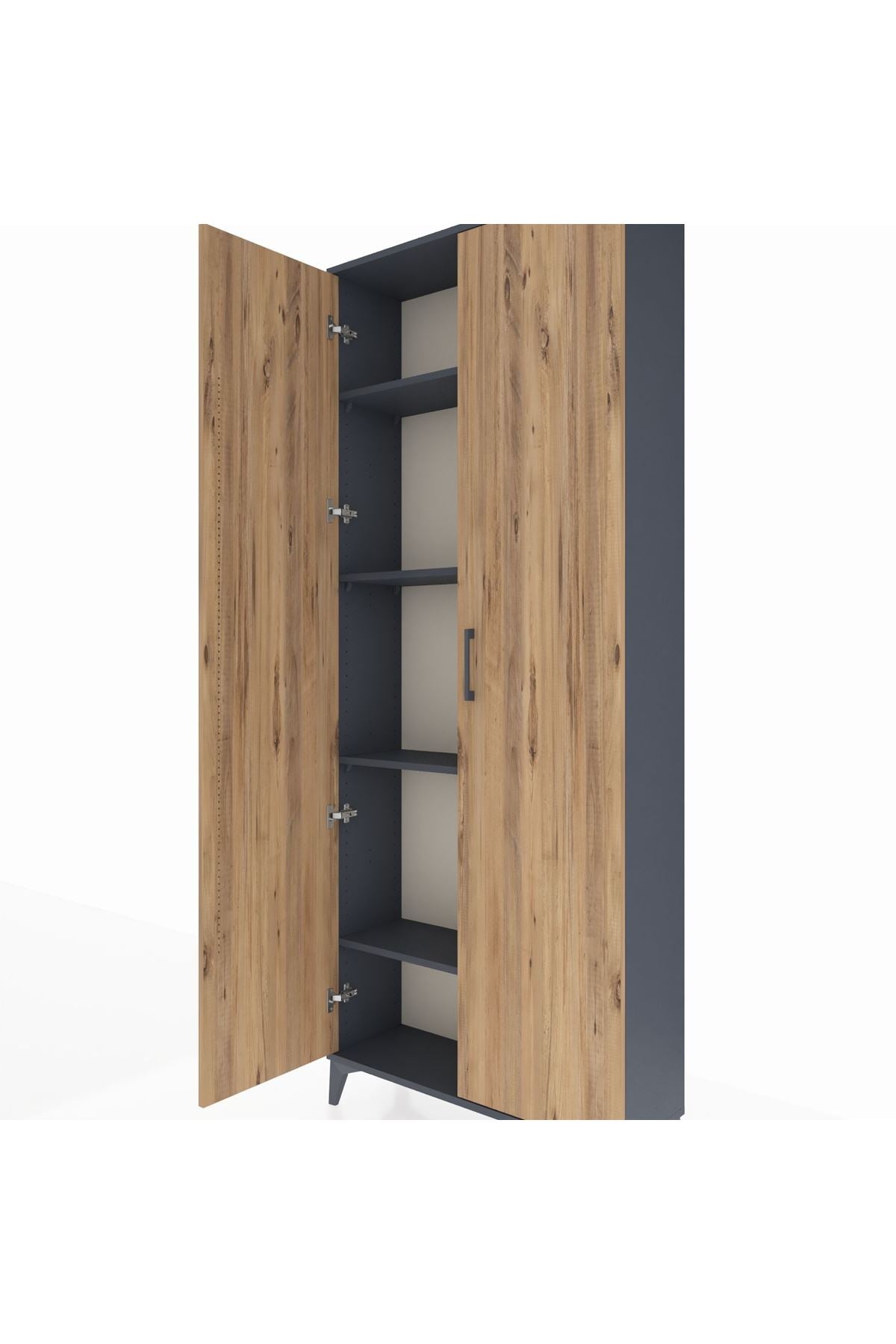 Arges Dolap 4 Raflı 2 Kapaklı 88x30x221 - S30M002V6A