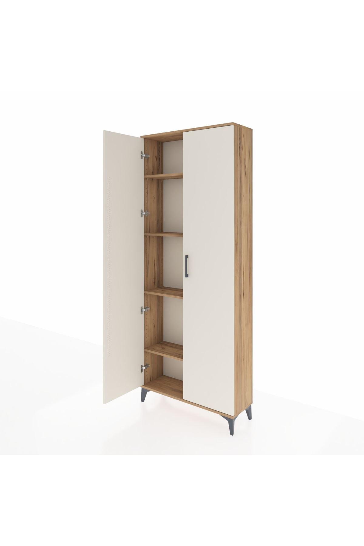 Arges Dolap 4 Raflı 2 Kapaklı 88x30x221 - S30M002V7A