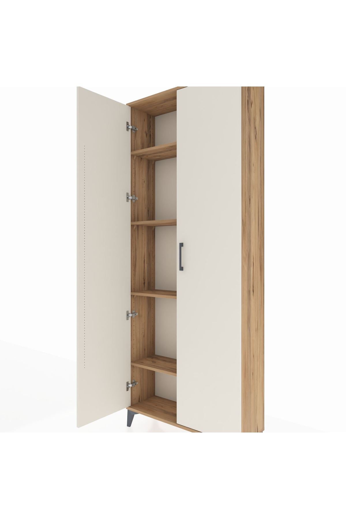 Arges Dolap 4 Raflı 2 Kapaklı 88x30x221 - S30M002V7A